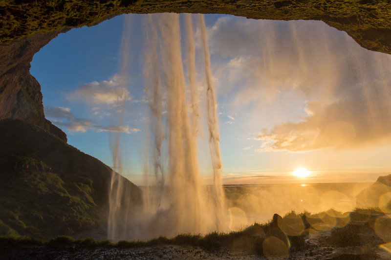 The Seljalandsfoss waterfall, Iceland